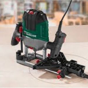 Parkside Green and Black corded plunge Router